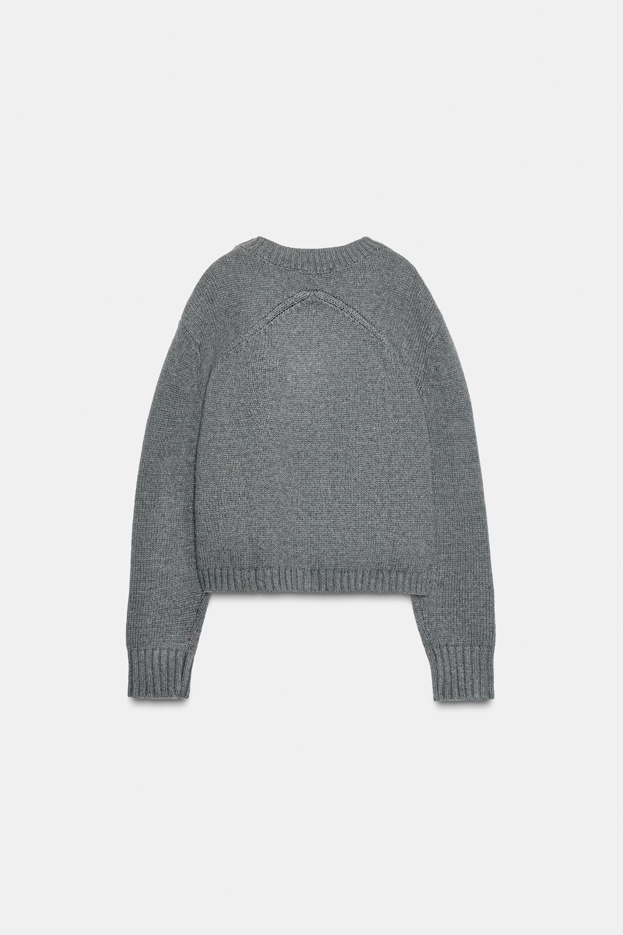 KNIT JUMPER WITH BACK DETAIL